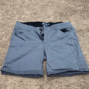Democracy Men's Blue Flat Front Shorts